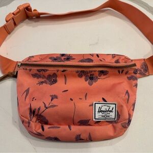 Herschel Supply Co. Floral Orange Bumbag